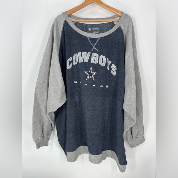 Dallas Cowboys Crewneck Sweatshirt Vintage Plus Size - Picture 1 of 4